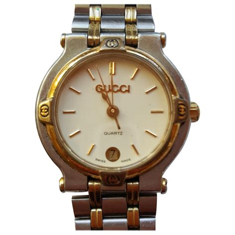 gucci watch quartz vintage|vintage gucci watch 1980s.